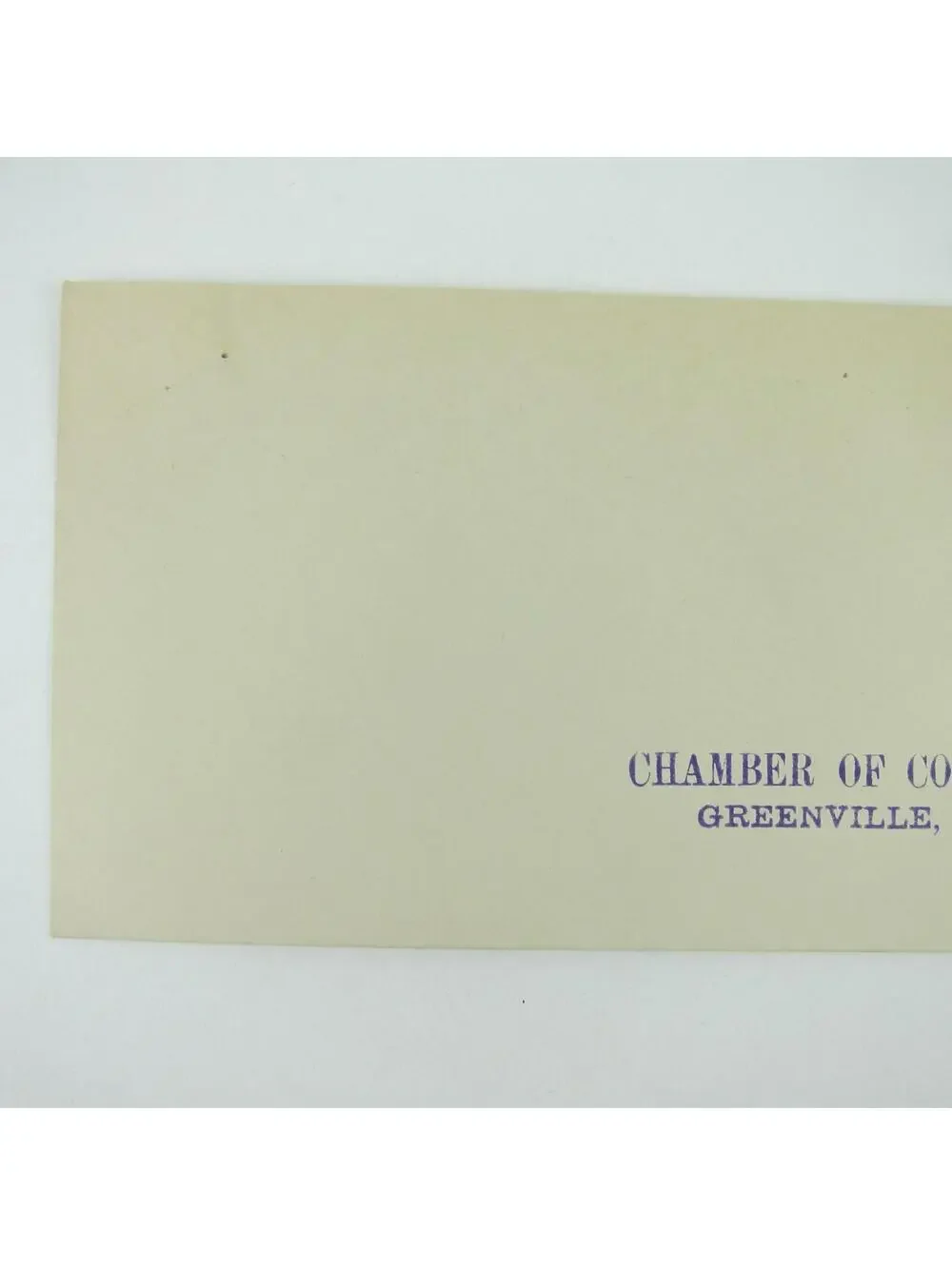 US Postal Stationery Chamber of Commerce Greenville Ohio 2c Washington Antique